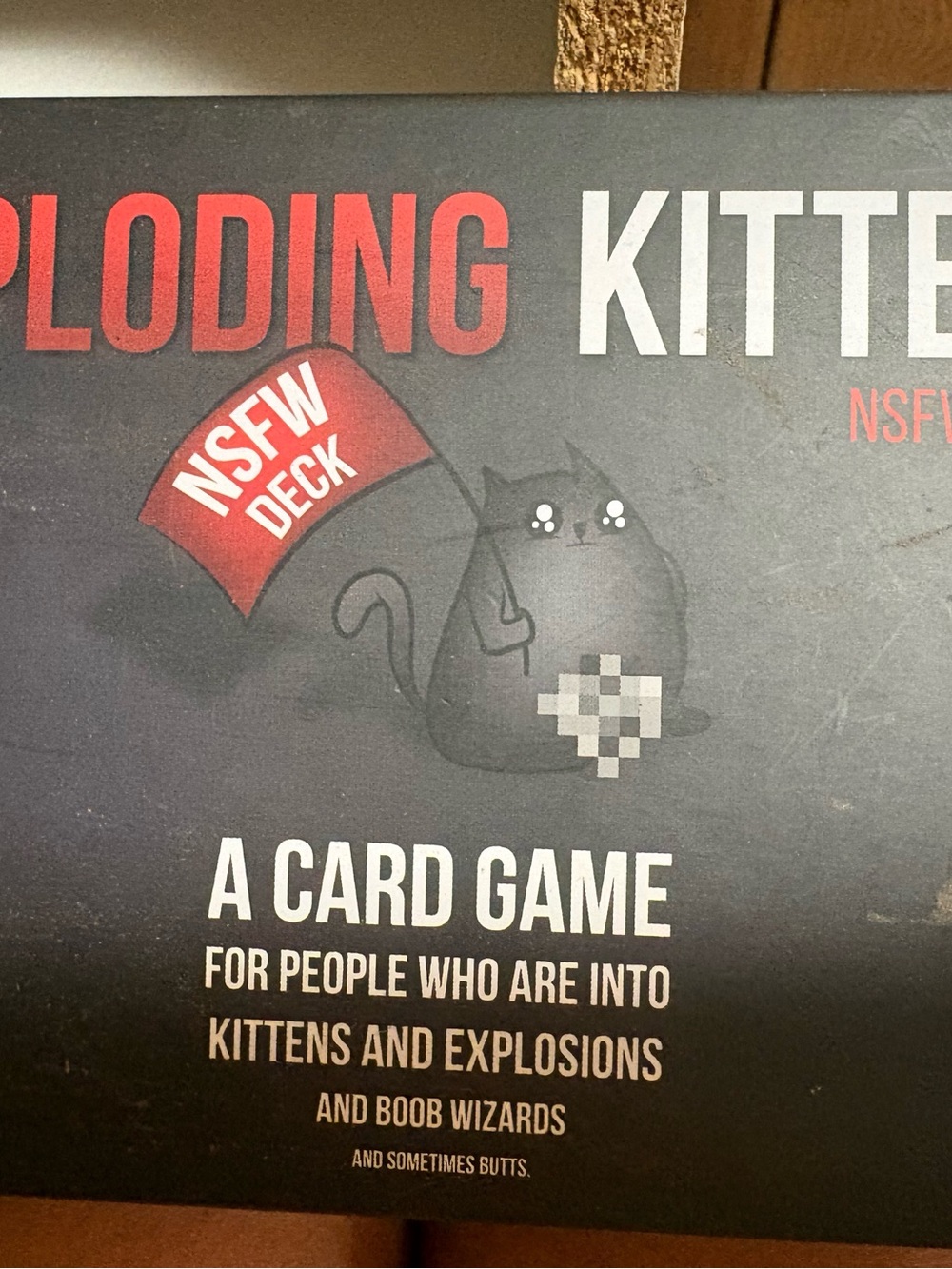 Exploding kittens game – never played –